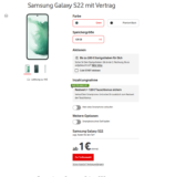Samsung Galaxy S22 mit Vertrag